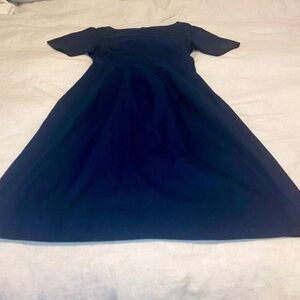 COS Navy Blue A-line dress